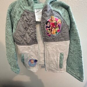 Disney Princess Jacket with Gray and Mint